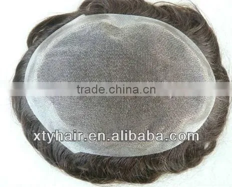 Human hair wigs for men high quality men's toupee