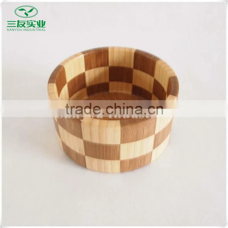 2016 newly good strength Natural Bamboo Salad Bowl