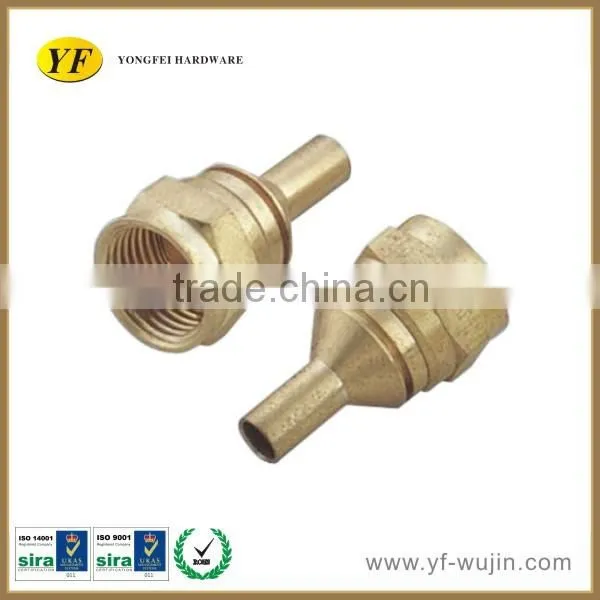 Factory Waterproof Electrical Brass Female Male Cable Wire Connector ISO9001