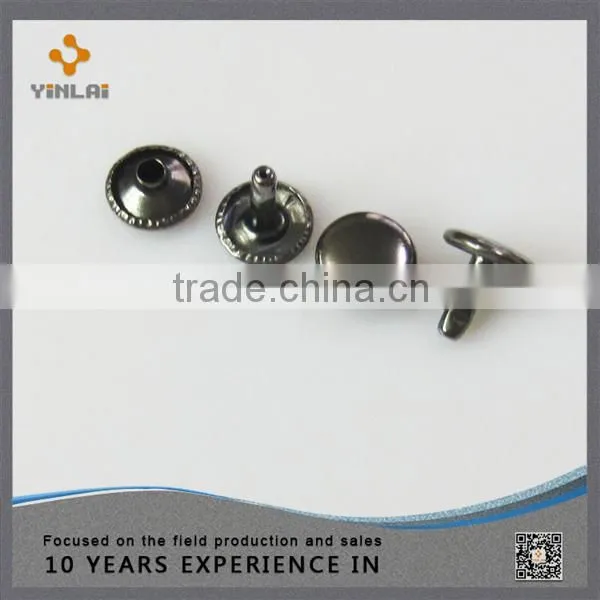 Metal leather rivet metal press rivets for leather