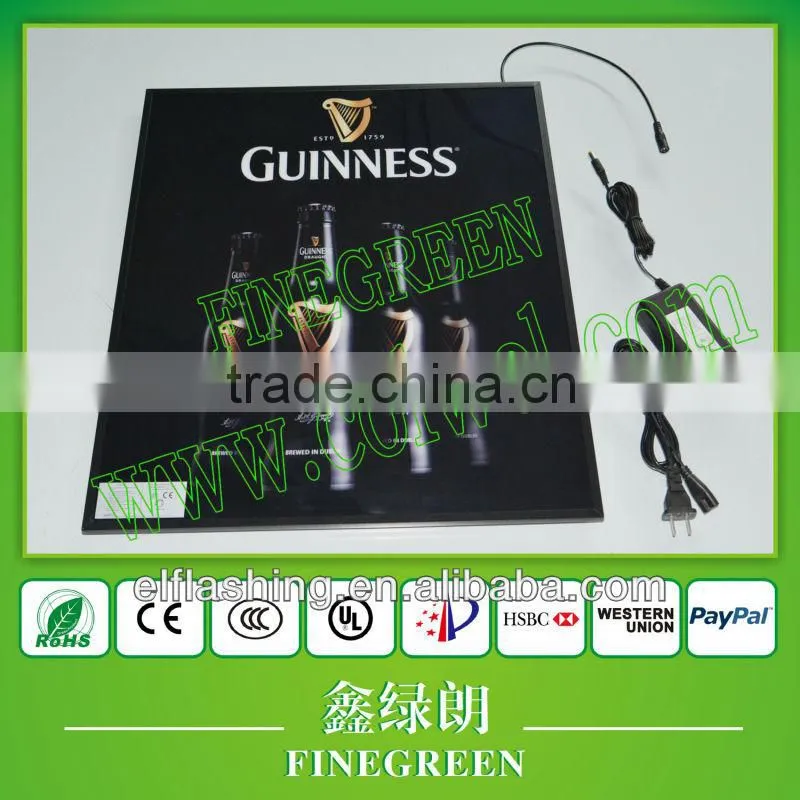 2014 new very thin led flashing box