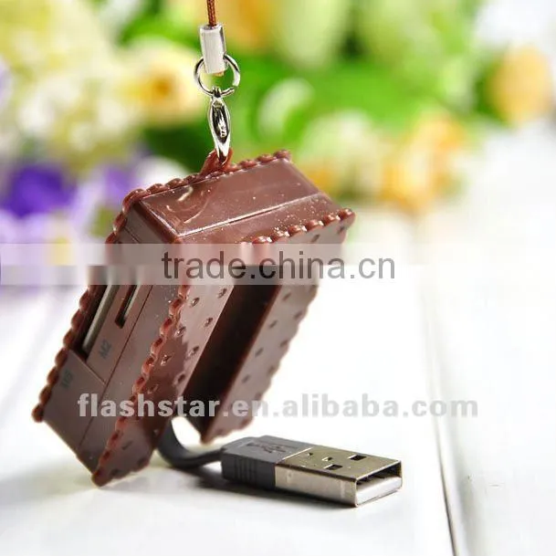 promotional cartoon all in one mutil usb 2.0 card reader