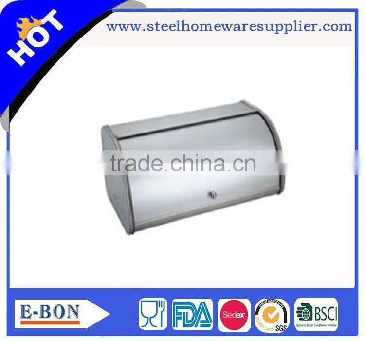Stainless steel bread box