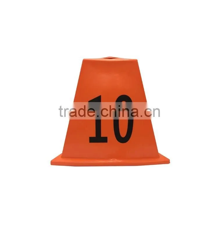 11 pcs One Set Outdoor game number plastic cone