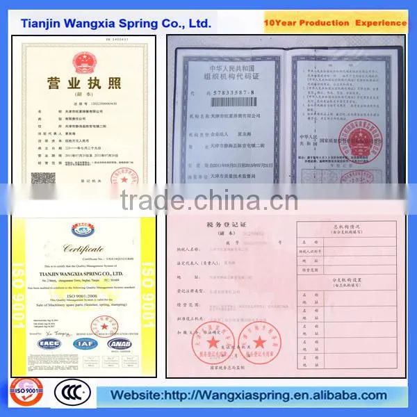 Extra Light Load Yellow Spiral Stamping Compression Die Spring