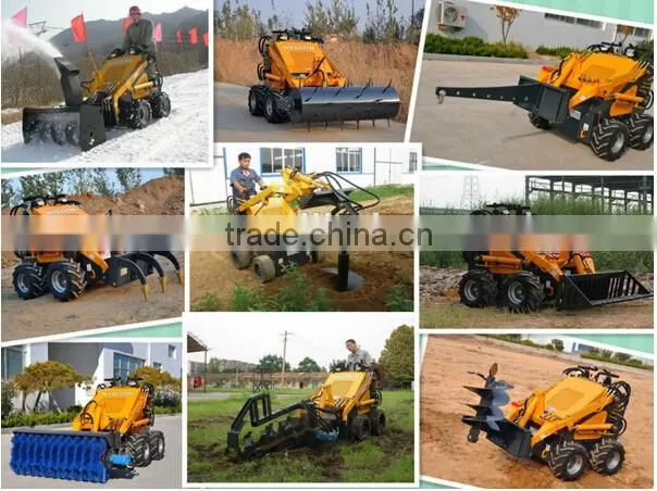 Chian famous brand mini skid steer loader crawler type TS280 with Briggs&Stratton engine from USA