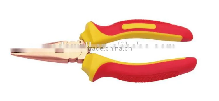 Non Sparking Insulated Tools Injection Snipe Nose Pliers With All size