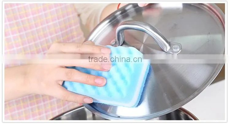 New Style Hot Sale Household Cleaning Scrubber Kitchen Cleaner Dish Sponge