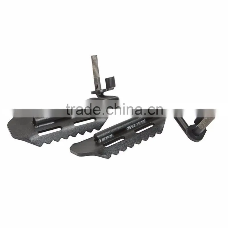 A Pair of Foot Pegs For 2007-2016 Jeep Wrangler JK & Unlimited Black