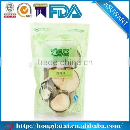 Machine price heat sealing foil tea packing bag with clear window