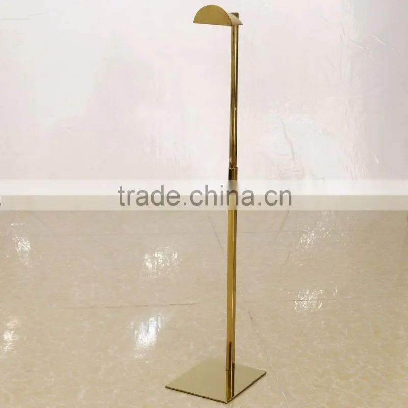 Gold metal bag rack for display/ luxury bag hanging stand