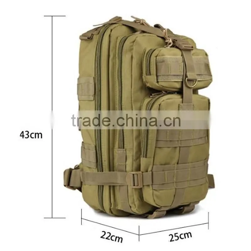 Army mountaineering bags Outdoor waterproof camouflage 3P Tactical Backpack