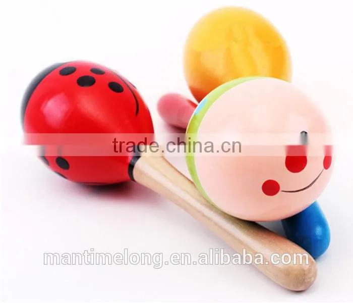 baby rattle toy wooden rattle