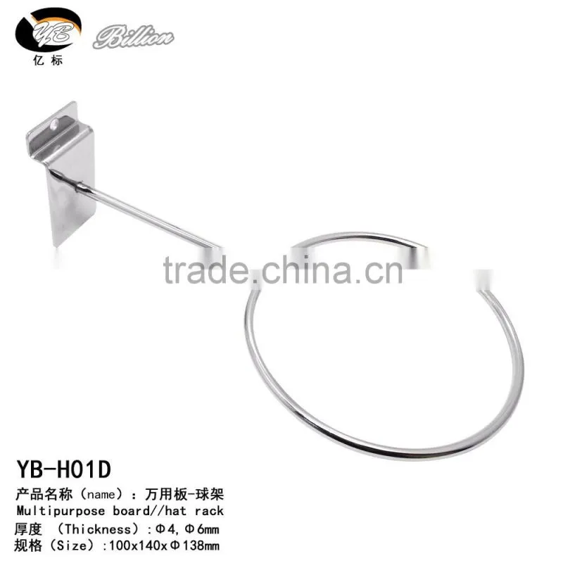 Reatil metal ball hooks basketball football display rack