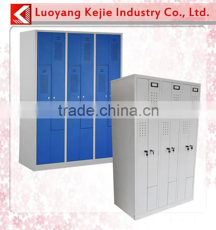 z-shape lockers New design z shape locker z shape hpl lockers system 2 door z shape locker E1 glade wood wardrobe