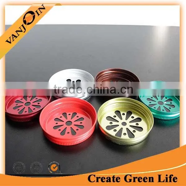 Decorate Daisy Lid With Straw Hole