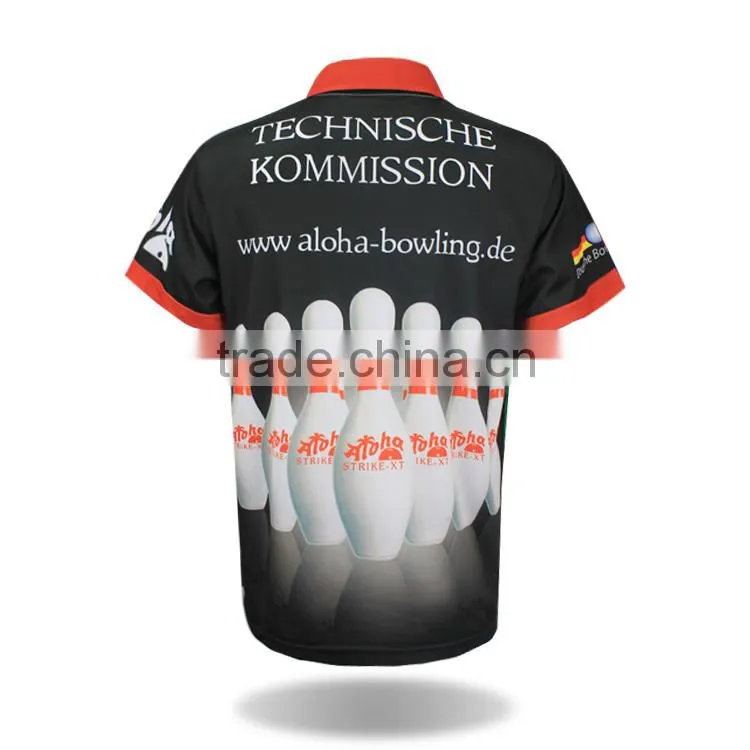Custom chinese clothing manufacturers bowling polo shirts customized logo