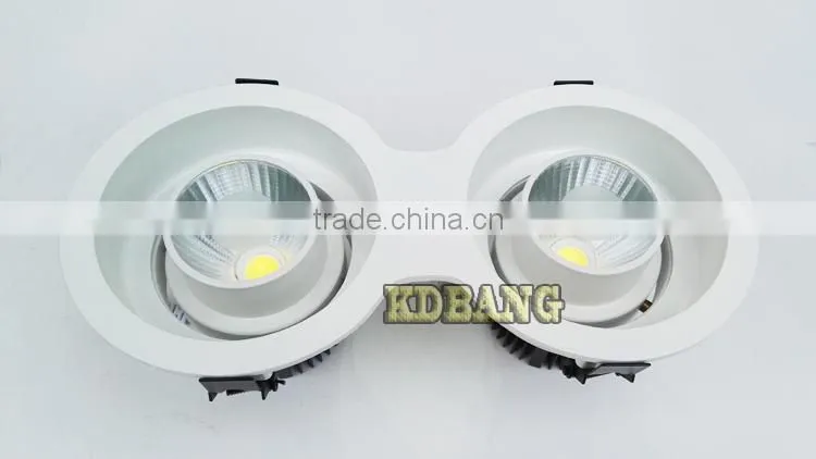 2*15w cob downlight,recessed led ceiling light