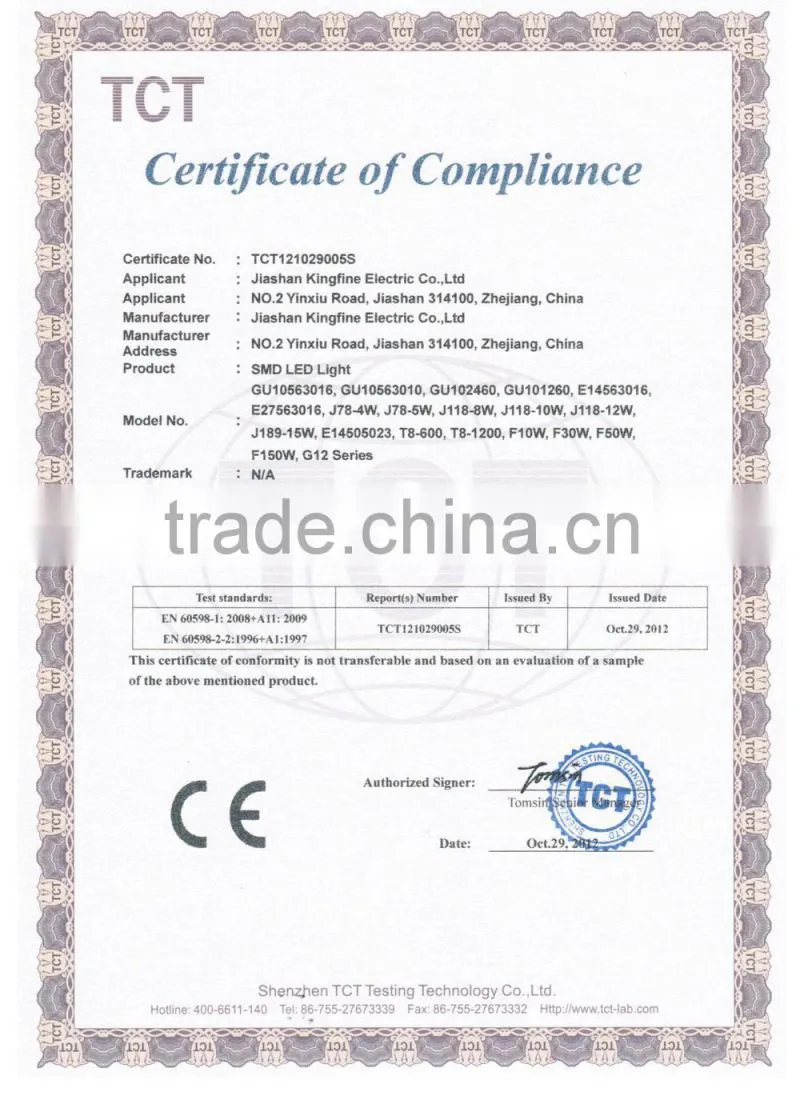 CE RoHS Round 6 5050SMD 1.2w LED G4 8mm LED Light