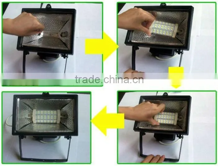 R7s-J78 5W LED Flood Light 36x 2835 SMD LED Bulb In Warm/Cool White