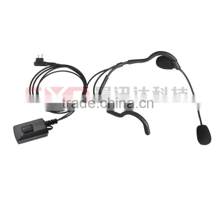 Listen & talk comfortable wearing semi-convert earphone for various brands radios