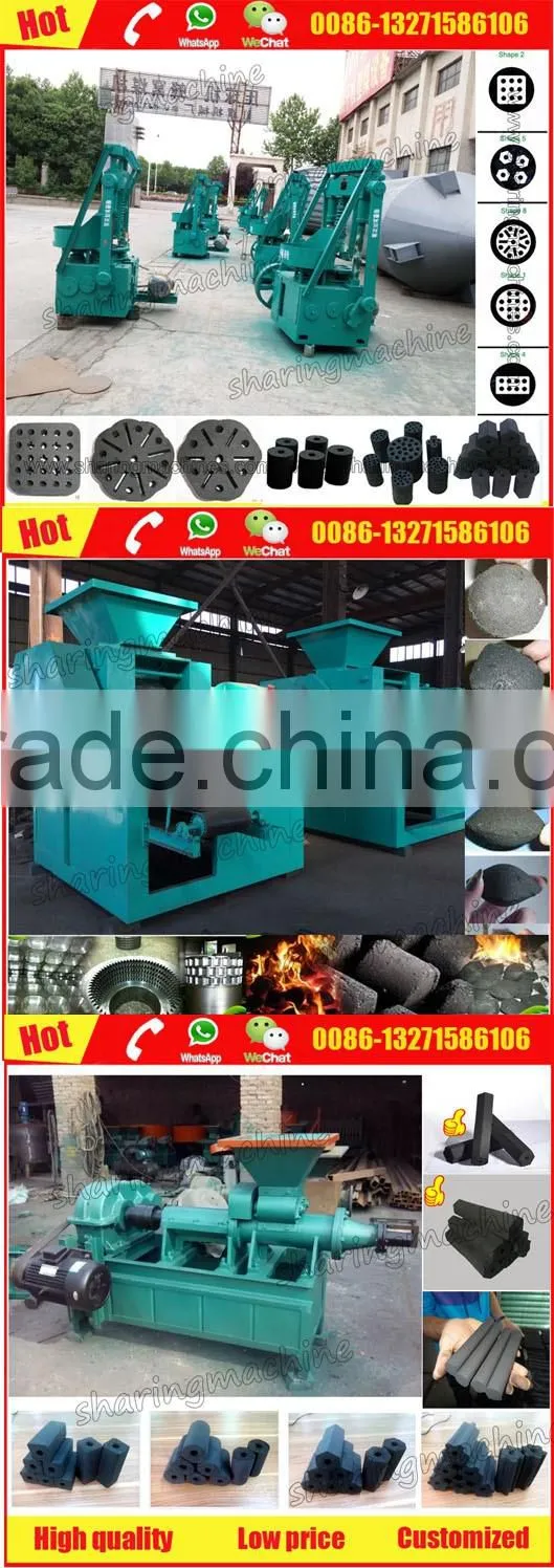 Professional machinery for quick lighting charcoal briquette making line