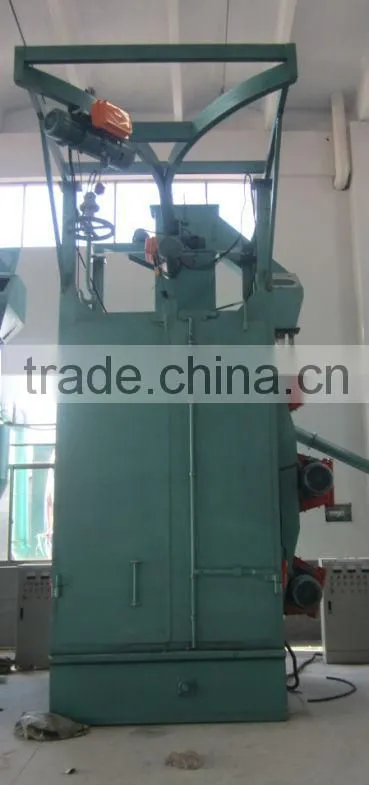 Bicycle frame hook type sand blasting machine/shot blast equipment for sale
