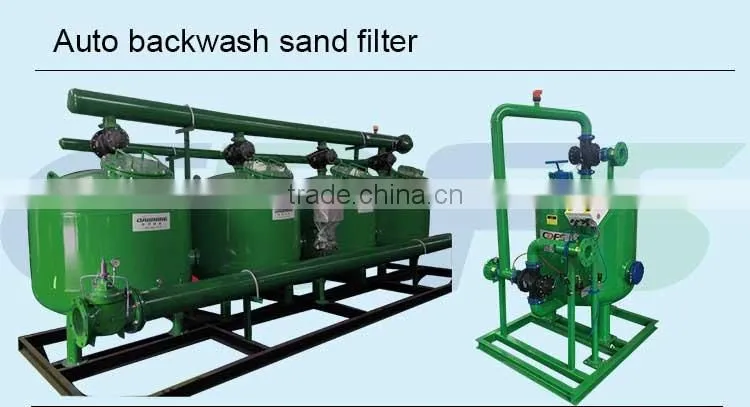 CDFS auto backwashing media filter garden hose water filter