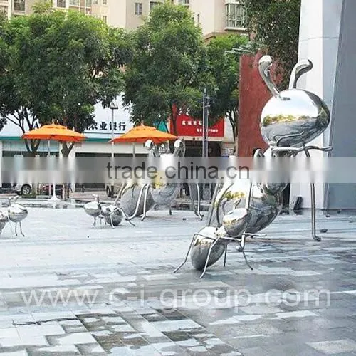 stainless steel sculpture/ polished sculpture/metal sculpture/art sculpture