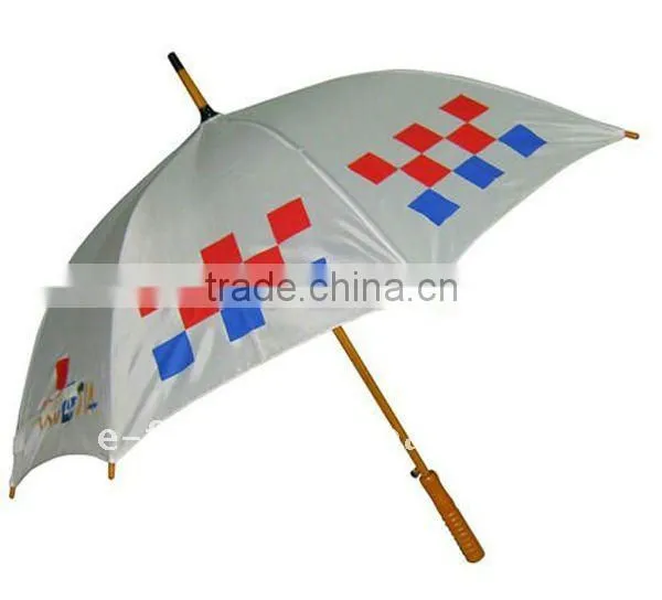 Wooden Straight Golf Umbrella