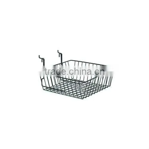 Metal wire supermarket hanging basket