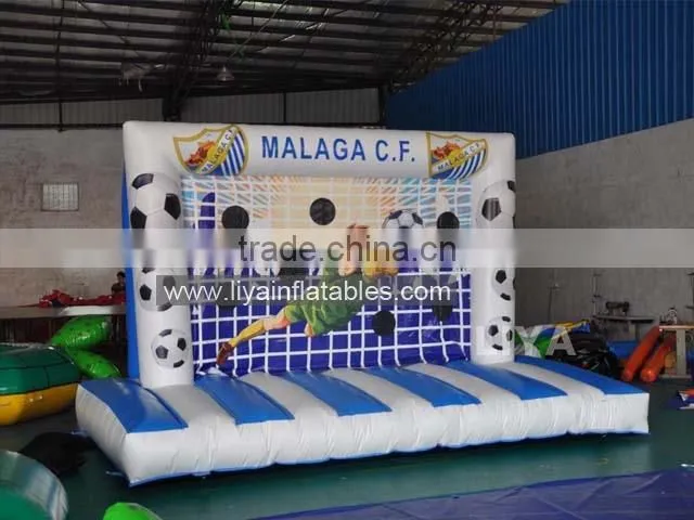 4 foot pop-up soccer goal with shooting target