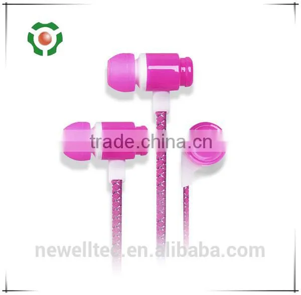 Colorful Braided Cable,Rope Braided Cable Earphone