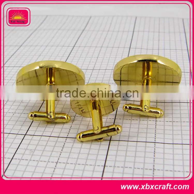 high quality gold cufflinks with custom logo