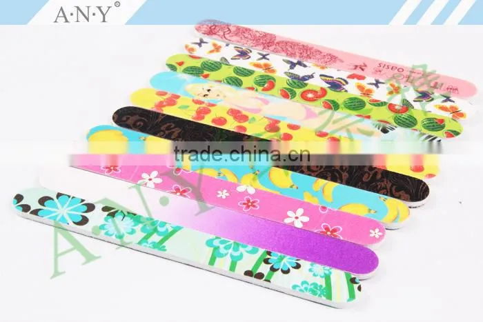 Nail Art Shaping and Polishing Black and Golden Emery Board 100/180 Grit Nail File