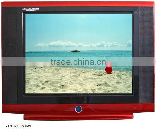 cheap price pure flat 21 inch crt tv with good quality