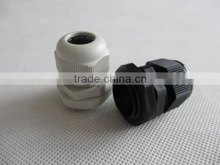 PG Series IP66 Plastic Waterproof Nylon Connector And Cable Gland m8 nylon cable glands