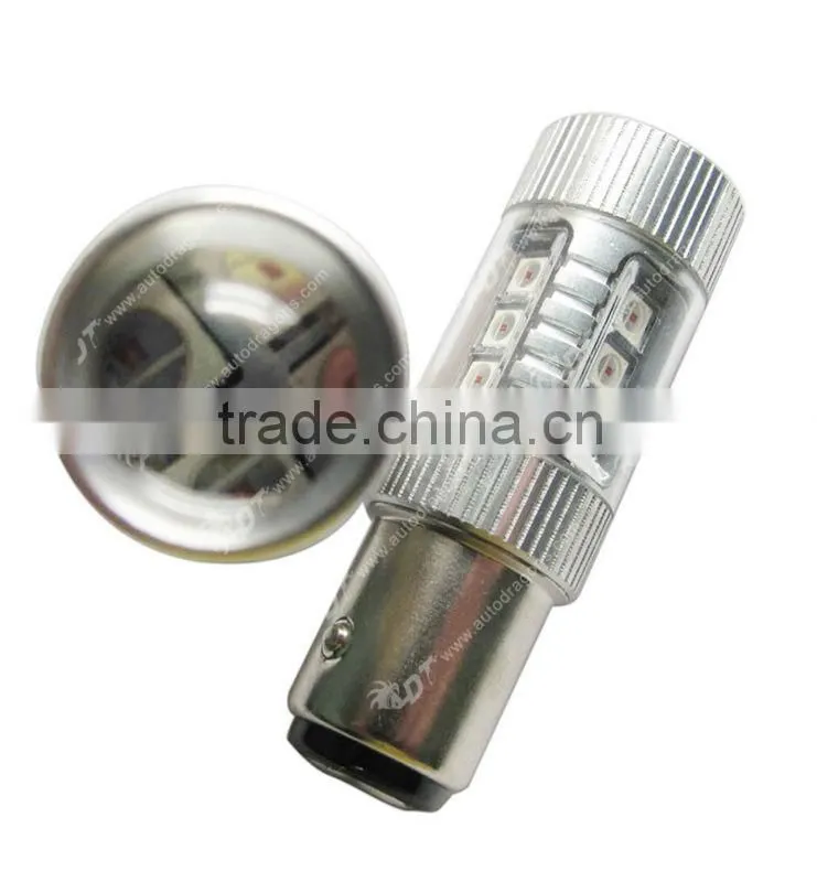 80w 1157/BAY15D/380 BRIGHTEST LED WHITE CANBUS STOP TAIL BULB