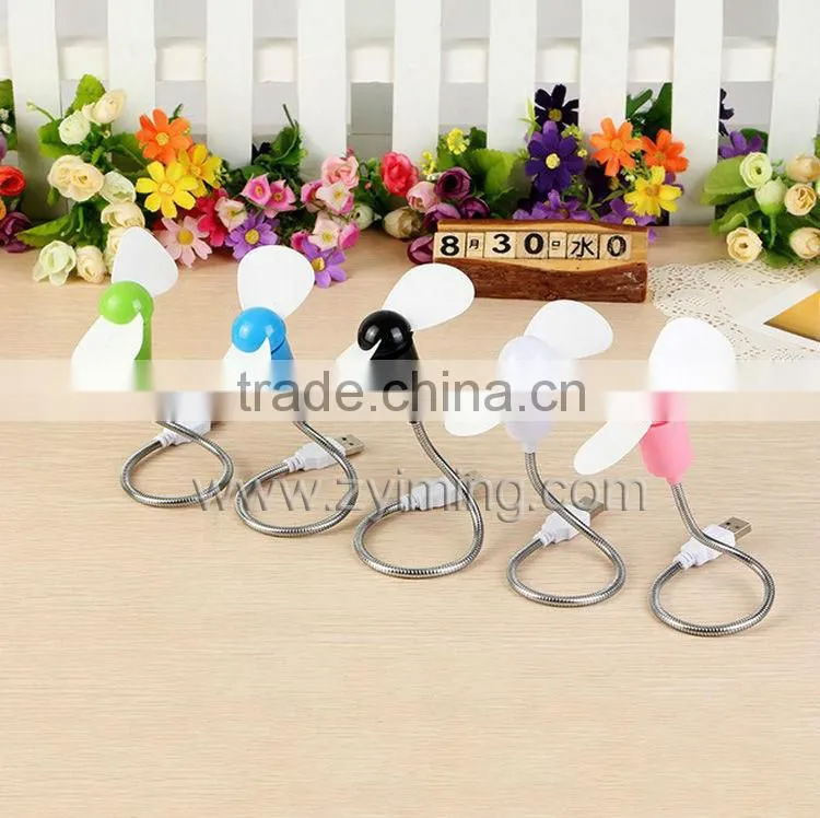 Zyiming sell summer popular portable mini fan YM-F20 usb fan with led clock with strong wind