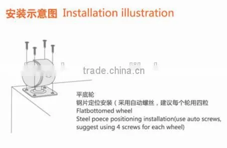 furniture swivel caster wheel