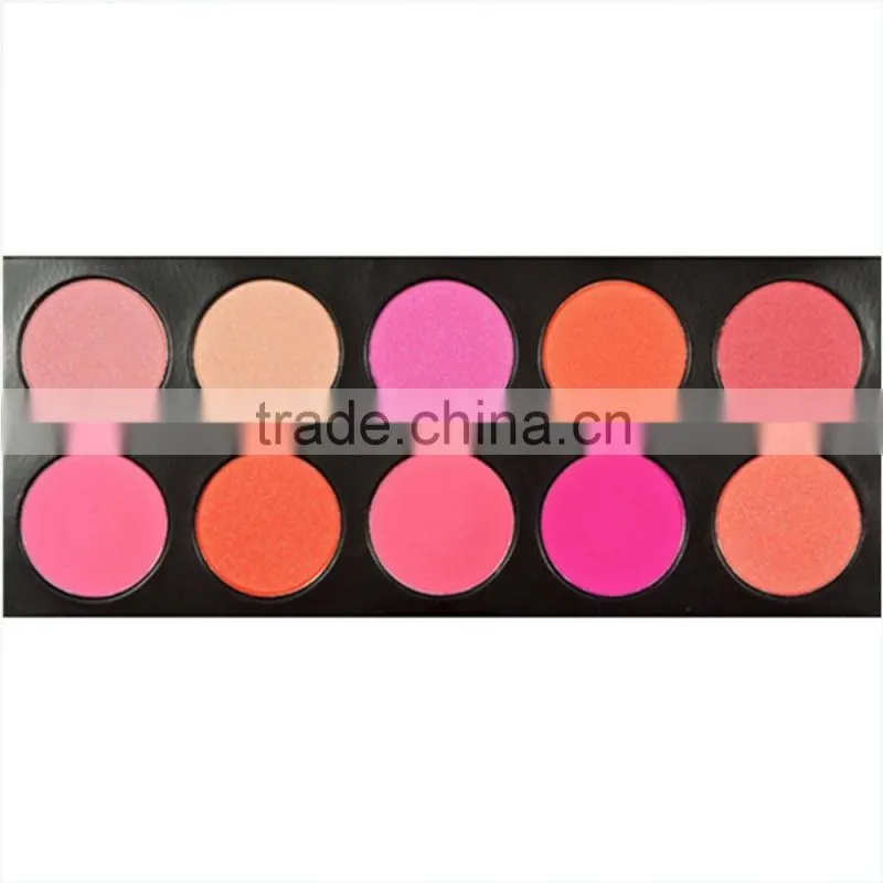 2016 New Professional 10 Colors Blusher Blush Palette your own brand makeup