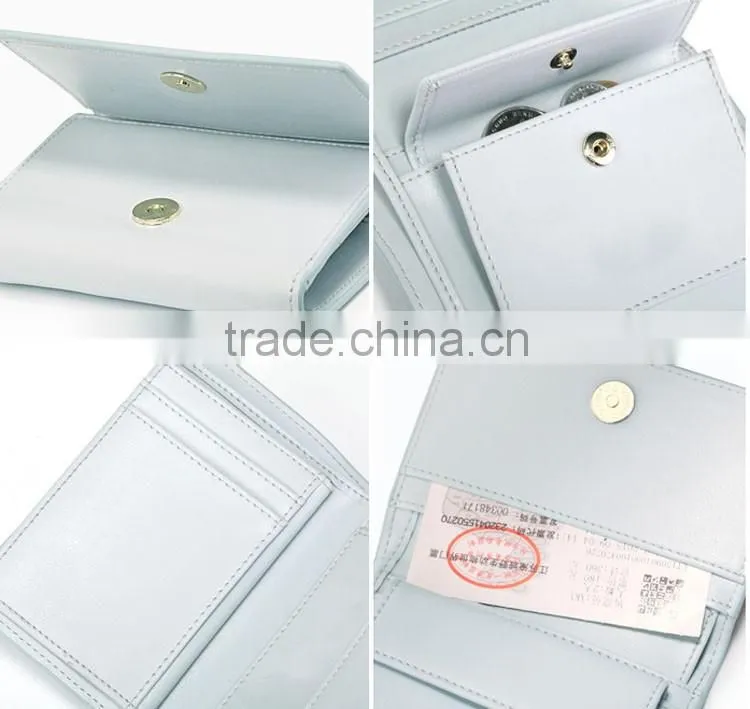 Bifold fancy rabbit wallet for young lady in multi color