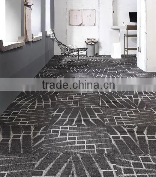 Luxury hotel wilton carpet with leaf pattern