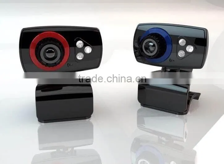 2014 China Supplier usb pc Camera Clip Webcam with Microphone