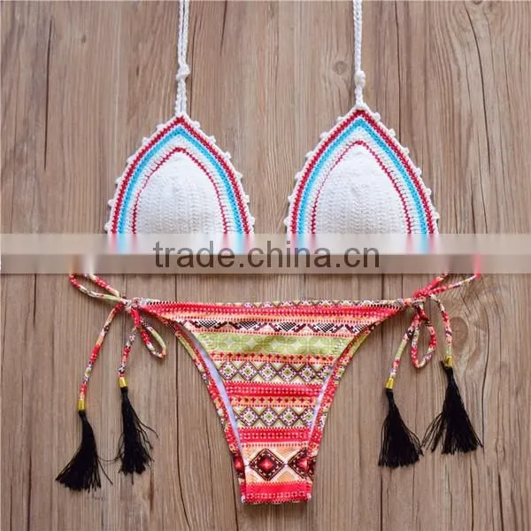 Wholesale High Quality One piece Sexy Handmade Crochet Bikini