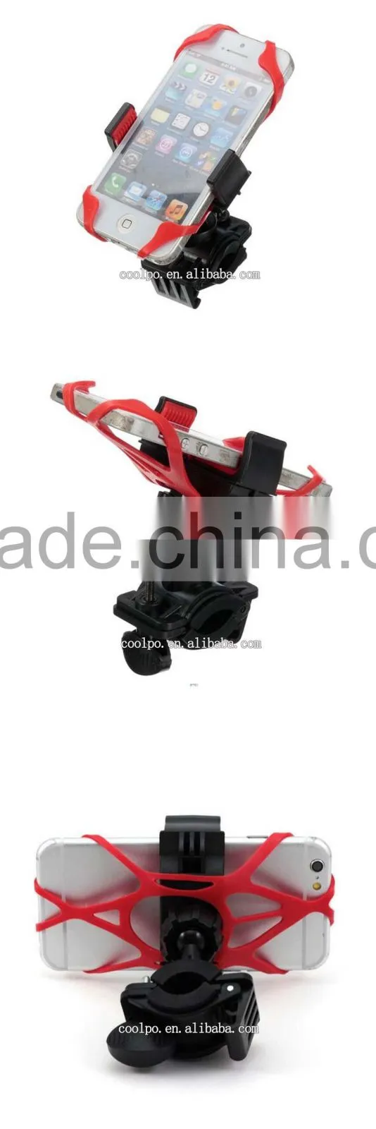 Universal Motorcycle Bicycle Handlebar Mount Holder Band bike phone holder For Cell Phone