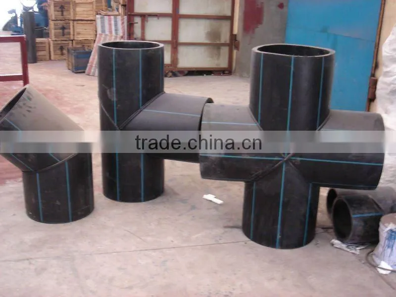800mm HDPE fittings fabrication butt welding machine