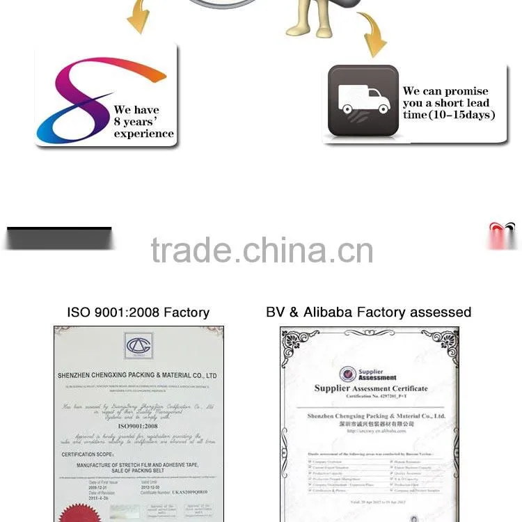 high quality transparent packing anti fog film