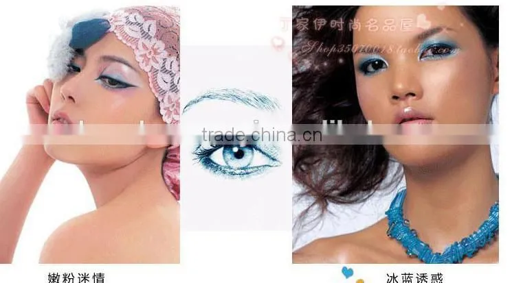 2015 hot sale 100 fashion color professional miss rose eyeshadow palette /miss rose make up kit with MSDS