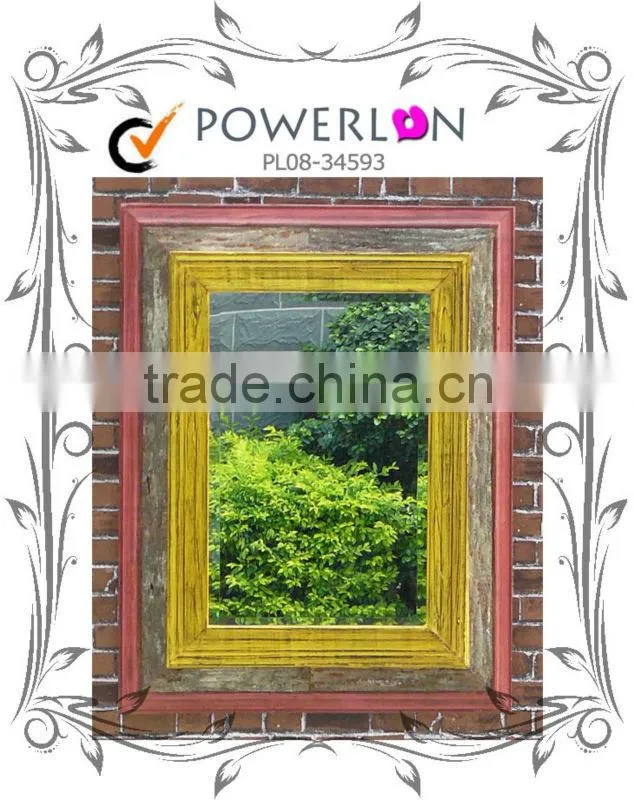 Hot Selling Antique Wrough Iron Frame Decorative Painting Mirror For Home Garden Park J155M TS05 X31M PL08-34567